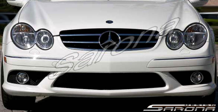 Custom Mercedes CLK  Coupe & Convertible Front Bumper (2003 - 2009) - $590.00 (Part #MB-062-FB)